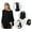 Black, variant on StylesILove Multi-Use Knit Nursing Shawl Poncho Adjustable Buttons for Breastfeeding Protection Nursing Cover Multi-Way Scarf