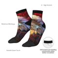 thumbnail image 6 of Pofeuu Geometric American Bald Eagle Print 30cm Socks, Adult Running Hiking Socks for Youth and Adult, 6 of 7
