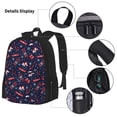 thumbnail image 3 of Fotbe Winter Skiing Snowflakes Set Escolar 3 en 1 para Niños - Mochila Duradera con Lonchera Aislante y Estuche para Lápices - Mochila Escolar para Niños y Niñas, 3 of 7