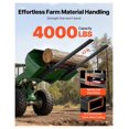 thumbnail image 2 of Pallet Forks 4000 lbs Capacity Clamp On, 60 Inch Tractor Fork Attachment with Stabilizer Bar for Skid Steer & Tractor Loader, 2 of 6