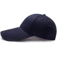 thumbnail image 3 of XINQIHANG Casquette de Baseball Ajustable Unie pour Hommes et Femmes, Chapeau à Visière Super Longue avec Sangle, 3 of 3