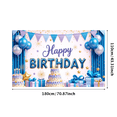 thumbnail image 3 of Yatrandify Colorful Design Happy Birthday Banner Decorative Elements Celebration Decor Star Theme for Birthday Party Indoor Decoration Photo Shoot, 3 of 7