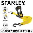 thumbnail image 4 of Stanley 4-Pack Ratchet Strap Kit, 4 of 7
