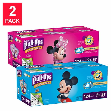 Huggies Pull-Ups Learning Designs Size 2T-3T 25-Count Disposable Training  Pants (Pack of 8) 