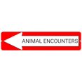 thumbnail image 2 of ANIMAL ENCOUNTERS Red Left Arrow 24 x 6 inch Aluminum Composite Sign, 2 of 4