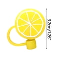 thumbnail image 2 of HOARBOEG 1PC Straw Tips Drinking Cap Proof Plugs Cover Creative Cup Accessories 6-8mm Straw Sealing Tools, 2 of 2