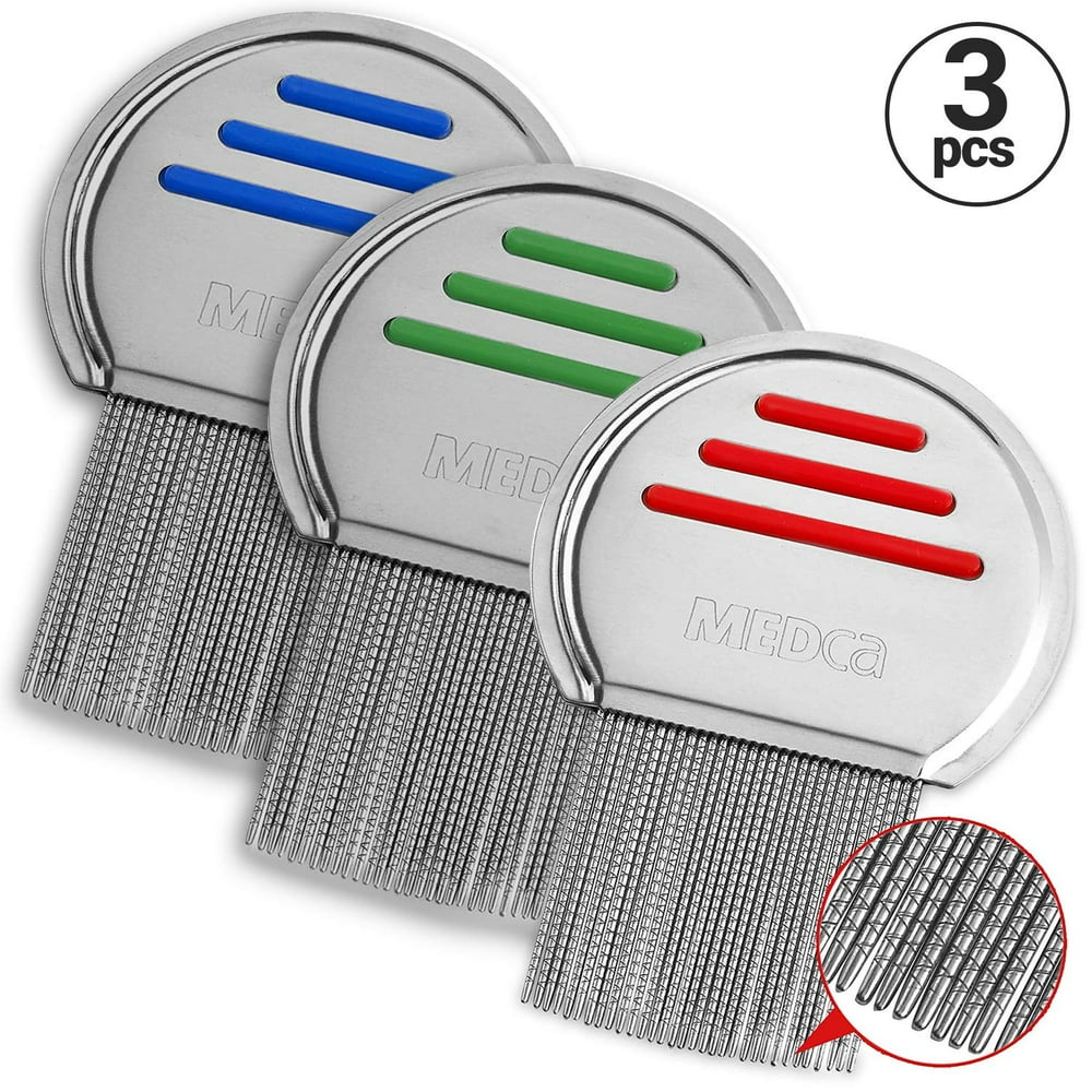 Lice Combs (Pack of 3) Head Lice Treatment Comb That's Individually