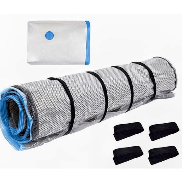 Dwell-Mates™ Mattress Vacuum Bag Queen Full Mattress Storage Vacuum Bag for Moving Compression and Storage for Moving and Returns, Leakproof Valve and Double Zip Seal (QUEEN)