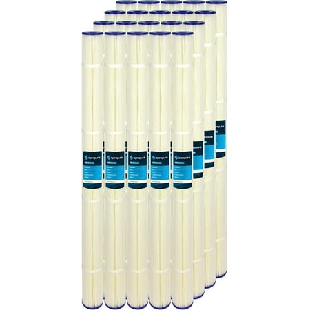 

40x2.5 10 Micron Pleated Polyester Sediment Water Filter Cartridge SPC-25-4010 (Case of 20)
