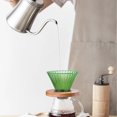 thumbnail image 4 of Nmdmisc Glass Pour Over Coffee Dripper Set with Slow Drip Cone Filter, Coffee Dripper, Coffee Cone Pourover Brewer Drippers (Green), 4 of 6