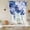 Blue, Cobalt, Azure, White, variant on Sea Foam Tie Up Curtains for Windows, Adjustable Balloon Window Shades, Nautical Coastal Tropical Green Ocean Waves Kitchen Window Treatments Adjustable Roll Up Curtain for Basement/Nursery 52"x45"