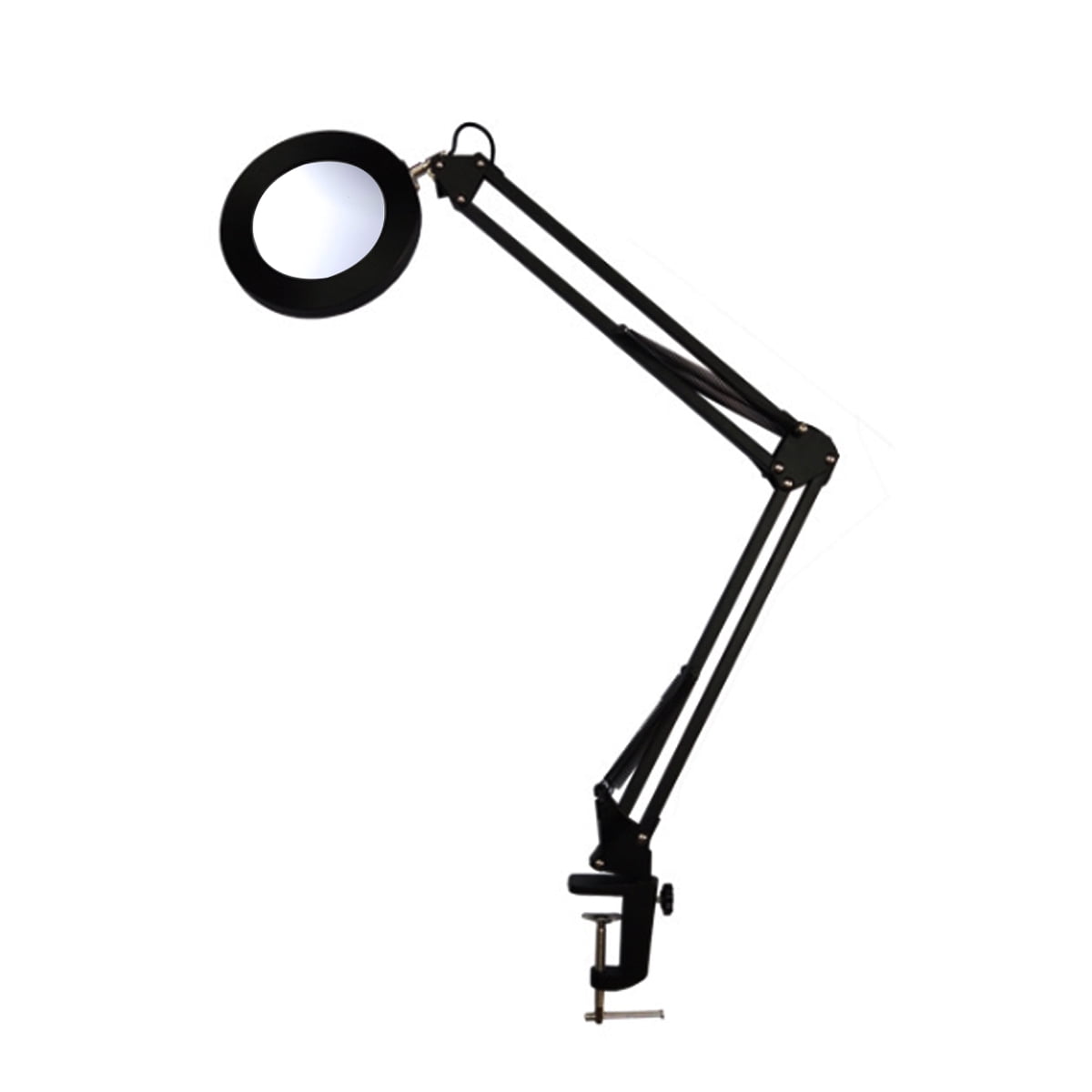 Table Led Magnifier 5X LED Illuminated Magnifying Glass Table Lamp USB LED Magnifier Light ...