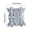thumbnail image 3 of drppepioner 4-In-A-Rows Angel Night Light Mould Angel Ornament Gypsum Dropping Mould 4-In-A-Row Angel Night Light Mold Angel Ornament Gypsum Dropping Mold Home Clearance, 3 of 9