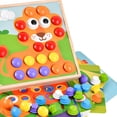thumbnail image 4 of Creative Pegboard Puzzle, Jigsaw Puzzle Building Bricks Educational Animals, 4 of 10