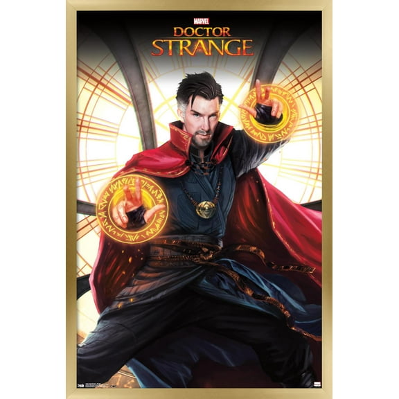 Marvel Cinematic Universe - Doctor Strange - Skylight Wall Poster, 22.375" x 34", Framed