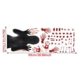 thumbnail image 1 of Pegatinas de pared de Halloween, silueta de fantasma femenino, pegatinas de ventana de Halloween, pegatinas de decoración de pared de terror con ambiente festivo, 1 of 6