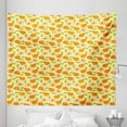 thumbnail image 1 of Pear Tapestry, Fresh Fruits Summer Themed Tasteful Cook Desert Organic Food Repeating Pattern, Fabric Wall Hanging Decor for Bedroom Living Room Dorm, 5 Sizes, Apricot Lime Green, by Ambesonne, 1 of 1
