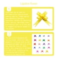 thumbnail image 4 of sweethay 200 piezas de embalaje de regalo de Navidad, cintas de lazo para tirar, suministros de decoración para fiestas Artesanía Rosa amarilla sweethay HA059833-19B, 4 of 6