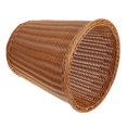 thumbnail image 2 of Decorative Trash Can For Kitchen Wastebasket Simple Generous Design Brown Plastic Material Home Organization 1Pack, 2 of 4