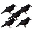 thumbnail image 1 of Simulation Black Crow Toy Party Supplies Halloween Prop Animal Model, 1 of 5