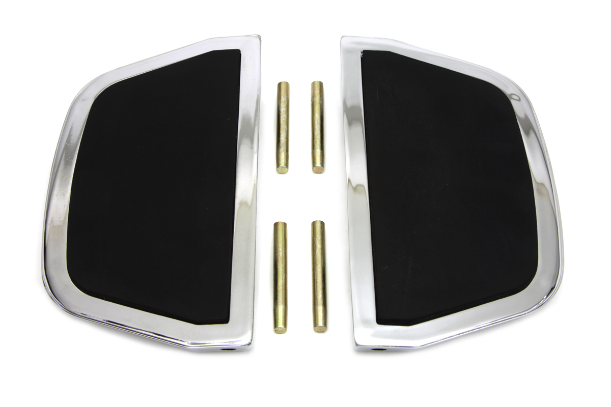 Passenger Footboard Set Chrome,for Harley Davidson,by VTwin Walmart