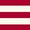 Z6 Red Flag Stripe, variant on Jordan Manufacturing 18" x 18" Light Blue Patriotic Dog Reversible Outdoor Throw Pillow (2-Pack)