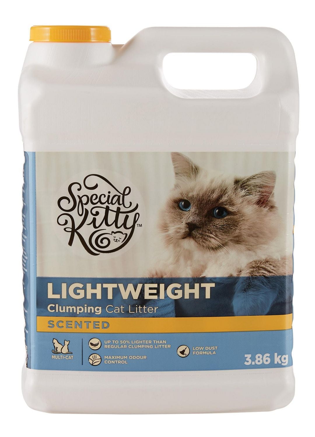 Special Kitty Scented Scoopable Lightweight Multi-Cat litter, 3.86 Kg