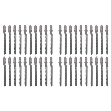 NEW 40-Piece T119BO 12 TPI Assorted T-Shank Scrolling Jig Saw Blades Set for Precision Cutting Wood