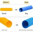 thumbnail image 3 of 2 Set Silicone Garlic Peeler Easy Roller Tube Useful Garlic Odorfree Kitchen Tool (Black,Green), 3 of 7