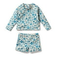 thumbnail image 1 of Wilson+Frenchy Rashie Swim Set - Shells (3-6 Months, 6-8 kg), 1 of 1