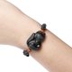 thumbnail image 5 of Pulsera de obsidiana de zorro Feng Shui para hombre, joyería de ágata natural, cuentas de cristal de zorro, chakras, yoga, reiki, piedra tallada curativa, pulseras de tránsito para hombres y mujeres, 5 of 5