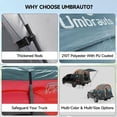 thumbnail image 6 of Umbrauto Truck Bed Tent for Ford F-150 5.5ft Bed, PU3000mm Waterproof Pickup Camping Tent for 2 Persons, Fast Setup Overland Truck Tent for Outdoor Camping Road Trips, 6 of 7