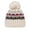 CU48_Beige, variant on Beanie Hat For Women With Pom Pom Warm Winter Knit Hat Fleece Lined Funny Novelty Christmas Retro Print Hat Wine One Size