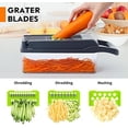 thumbnail image 4 of MAIPOR Vegetable Chopper - Onion chopper - Multifunctional 15 in 1 professional food chopper - Kitchen chopper - Dicer Cutter - veggie chopper with container - Vegetable Slicer Cutter - E, 4 of 7