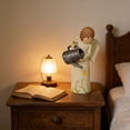 thumbnail image 6 of Mother's Day Angel Girl Resin Figurine, New Pet Cat Watering Flower Sculpture, Cute Resin Craft Ornament, Decor for Home Living Room Desktop, 6 of 6
