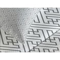 thumbnail image 4 of Ambesonne Grey and White Quilted Bedspread Set 3 Pcs, Minimalist Lines, Queen Size, Grey White, 4 of 5