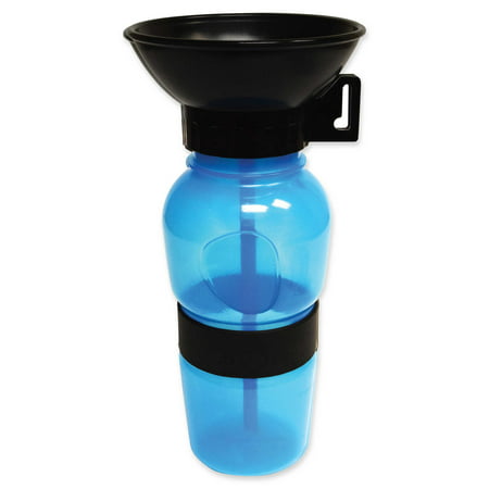 Aqua Dog Travel Water Bowl Bottle (Blue) (Best Travel Water Bottle For Dogs)