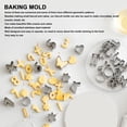 thumbnail image 4 of Molde Con Patrón De Galletas, Operación Simple, Propósito Múltiple, Pequeño Molde Para Hornear Con Números De 26 Piezas Para Refrigerios Para Pasteles, 4 of 7