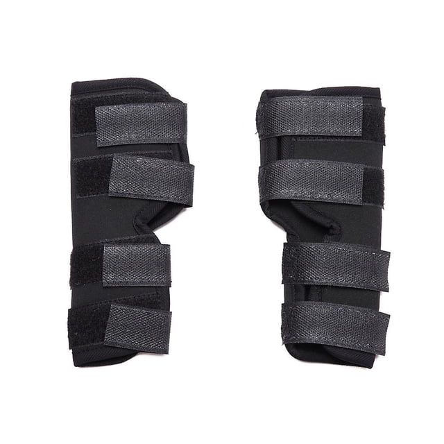 Rodillera para mascotas, soporte para perros, férula para la pata trasera, vendaje para la articulación del corvejón, transpirable, recuperación de lesiones (S)