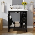 thumbnail image 6 of 30-Inch Bathroom Vanity with Ceramic Sink Soft-Close Feature and Easy Installation, 6 of 7