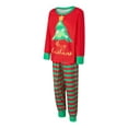 thumbnail image 3 of Meihuid Matching Family Pajamas Sets Long Sleeve Christmas Reindeer Plaid Pjs Striped Women Holiday Sleepwear Homewear, 3 of 10