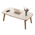 thumbnail image 1 of Qinaqin Multifunctional Collapsible de Profundidad Madera Mini Coffee Mesa para Pequeño Spaces Ideal Study Dormitorio Living Sala Kitchen y Oficina en Casa, 1 of 7