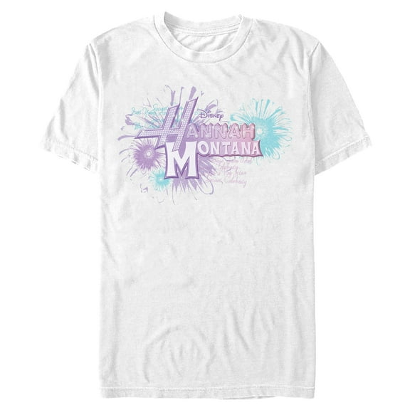 Mens Hannah Montana Floral Logo T Shirt