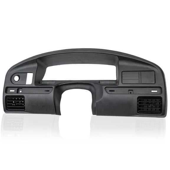 PIT66 Dash Panel Bezel Cover Mat Cover Trim Fit for Ford F150 F250 F350 1994-1997 Black