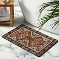 thumbnail image 2 of 20x32 inch Boho Bathroom Rugs: Non-Slip Aztec Bath Mat with Unique Western Geometric Patterns - Luxury Soft Absorbent Carpet for Modern Farmhouse Decor, 2 of 5