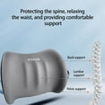 thumbnail image 6 of Qonioi Memory Foam Lumbar Cushion, Ergonomic Back Support Pillow for Car Seats, Slow-Rebound Driving Comfort Pillow, Automotive Seat Cushion 40x30cm, 6 of 7
