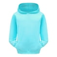 thumbnail image 5 of Hoodies for Girls Kids Blue Hooded Long Sleeve Pullover Hoodie Sweatshirt Winter Clothes 4T Boy Clothes, 5 of 5