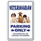 thumbnail image 1 of Letreros de hojalata de aluminio con texto en inglés "Veterinary Metal" para dormitorio, cafetería, hogar, bar, pub, café, cerveza, cocina, baño, decoración de pared divertida. Tamaño: 12 x 8 pulgadas, 1 of 4