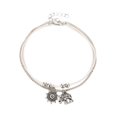 thumbnail image 1 of Silver Anklet with Sun Flower and Adjustable for Women Decor Use, 1 of 3
