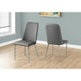 thumbnail image 5 of Monarch Specialties Dining Chair, Set Of 2, Side, Upholstered, Kitchen, Dining Room, PU, Metal, 5 of 5